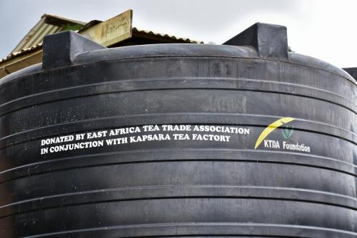 Kapsara Tea Factory Water Tank Donation – Milima Secodary School
