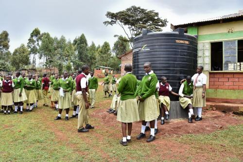Kapsara Tea Factory Water Tank Donation – Milima Secodary School